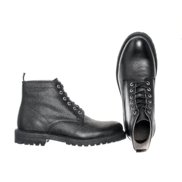 Mens handmade boots from Switzerland water resistant leather wool lined  12.5,13 - stein-coach.com